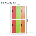 Modern furniture factory supply 6 door steel locker